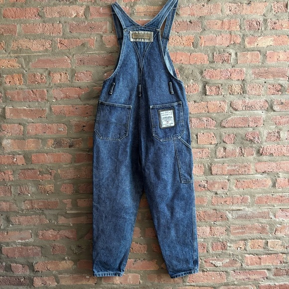 Rare vintage Guess by Georges Marciano denim overalls size small - Picture 3 of 8